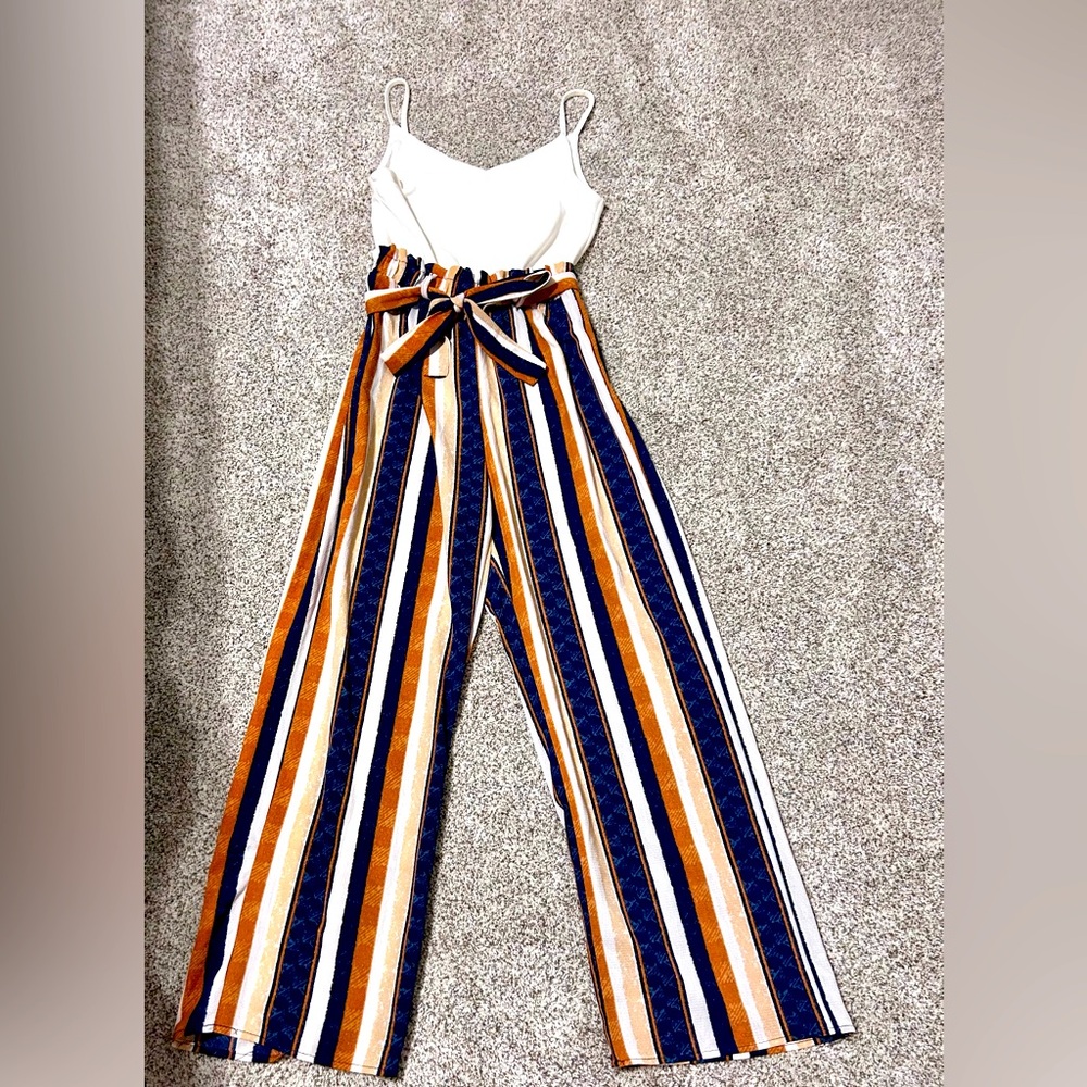 J for Justify jumpsuit! Worn once, like new! Size small.